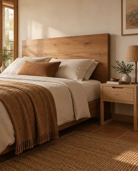 Ambiente dormitorio con muebles